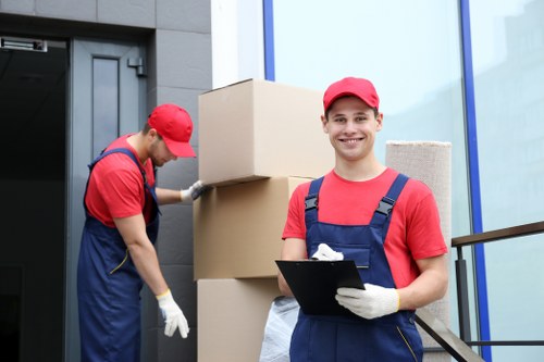 Professional Shoreditch removals team handling a careful local move