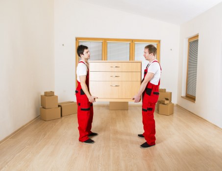 Careful packing and moving process for a Shoreditch property